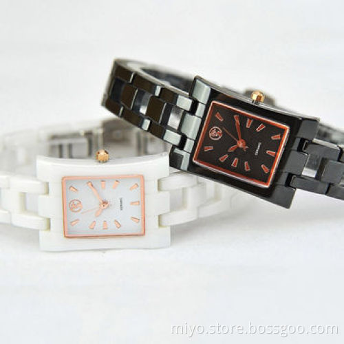 Ceramic Case and Band Fashionable Watch for Women with OEM, Special Elegant Design